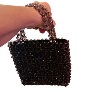GAP Y2K Beaded Bag in Smokey Amethyst